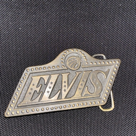 Elvis Presley Other - Vintage Brass Elvis Belt Buckle​